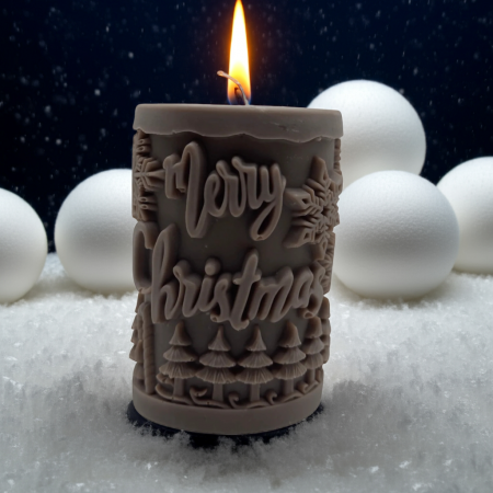 lumanare parfumata merry christmas craciun handmade [2]