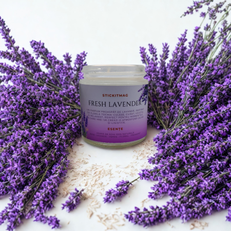 Colecția Esențe Lumânări Premium - lumanare-parfumata-fresh-lavender-esente-100g.jpg