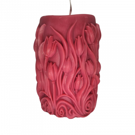 lumanare parfumata ghiocel primavara martisor ceara naturala [1]