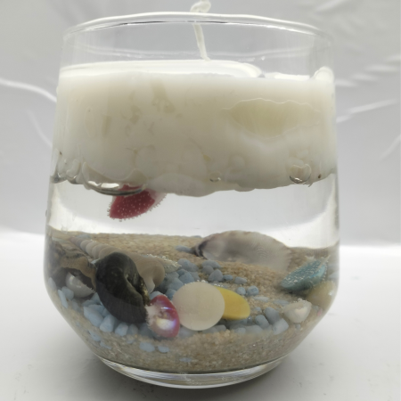 lumanare parfumata plutitoare in apa ceara de cocos handmade [12]