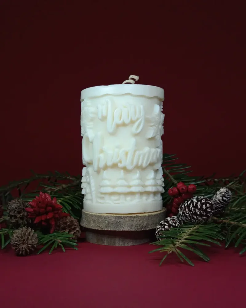 lumanare parfumata merry christmas craciun handmade [1]