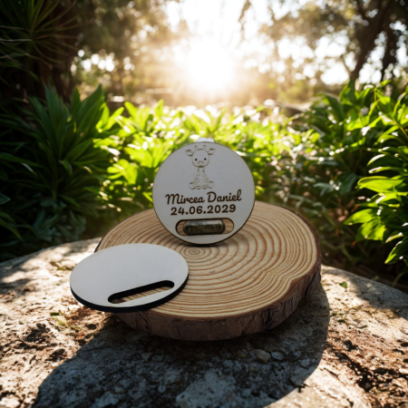 Mărturii Personalizate pentru Nuntă și Botez - marturie-plantabila-botez-girafa-seminte-de-flori