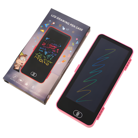 penar-tableta-lcd-desen-copii-telefon-roz-albastru [2]