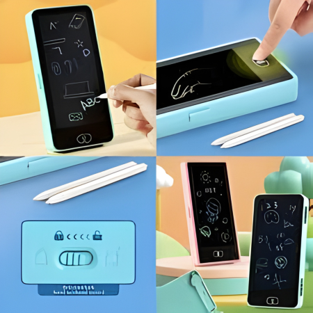 penar-tableta-lcd-desen-copii-telefon-roz-albastru [1]