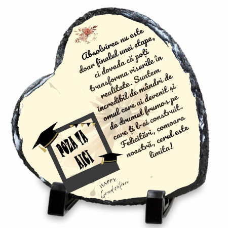 Cadouri Absolvire - placa-ardezie-inima-personalizata-20x20-happy-graduation-cu-poza.webp