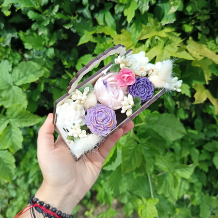 Blossom Handbag Luxury Box – Geantă Cadou Premium Handmade cu Lumânări Florale din Ceară 100% Naturală de Soia [6]