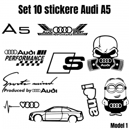Stickere Seturi - set-10-stickere-auto-audi-a5.jpg