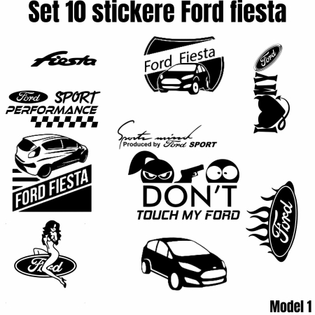 Ford - set-10-stickere-auto-ford-fiesta-personalizate