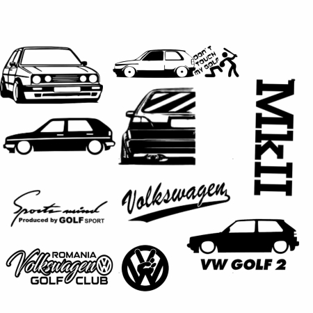 set-10-stickere-volkswagen-golf-ii-autoadezive [1]