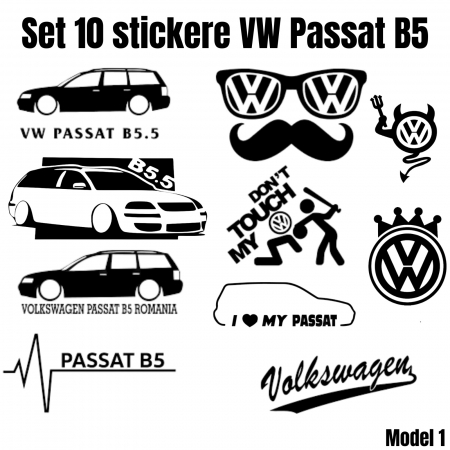 Stickere Seturi - set-10-stickere-volkswagen-passat-b5-autoadezive