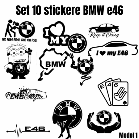 BMW - set-10-stickere-auto-bmw-personalizate