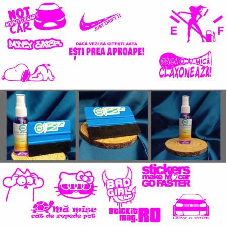 Stickere universale - set-13-stickere-auto-roz-premium-pentru-femei-stickitmag.webp