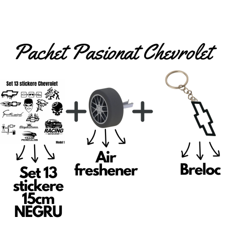Chevrolet - set-pasionati-chevrolet-stickere-breloc-air-freshener-roata-3d.webp
