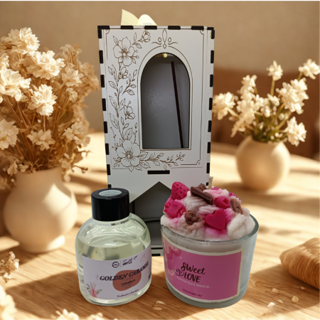 Odorizante de cameră - set-cadou-premium-golden-caramel-sweet-love-esenta-casei-clipa-perfecta-stickitmag.webp
