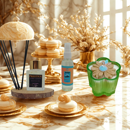 Odorizante de cameră - set-cadou-bucurie-dulce-golden-caramel-armonia-esentelor.webp