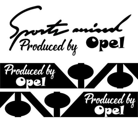 Stickere Auto și Moto – Autocolante Premium - set-stickere-auto-sport-mind-opel-oglinzi-negru-alb