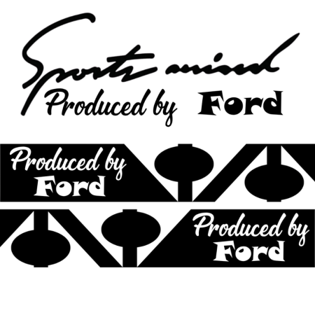 Stickere Auto și Moto – Autocolante Premium - set-stickere-auto-sport-mind-ford-oglinzi-negru-alb