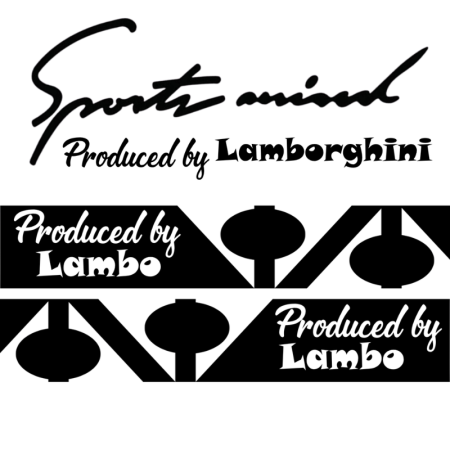 Stickere Auto și Moto – Autocolante Premium - set-stickere-auto-sport-mind-lamborghini-oglinzi-negru-alb