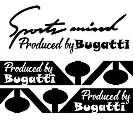 Stickere Auto Bugatti – Autocolante Premium - set-stickere-auto-sport-mind-bugatti-oglinzi-negru-alb