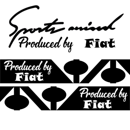 Stickere Auto și Moto – Autocolante Premium - set-stickere-auto-sport-mind-fiat-oglinzi-negru-alb