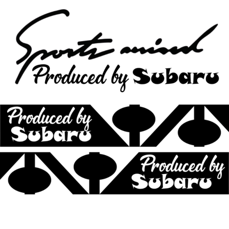 Stickere Auto și Moto – Autocolante Premium - set-stickere-auto-sport-mind-subaru-oglinzi-negru-alb