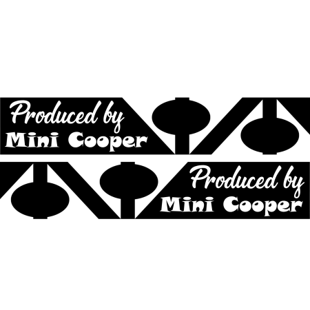 set-stickere-auto-sport-mind-mini-cooper-oglinzi-negru-alb [2]