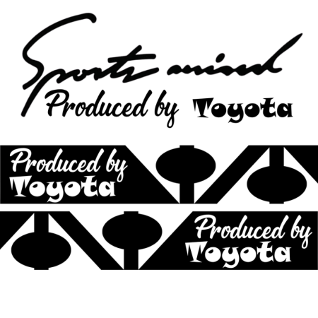 Stickere Auto și Moto – Autocolante Premium - set-stickere-auto-sport-mind-toyota-oglinzi-negru-alb