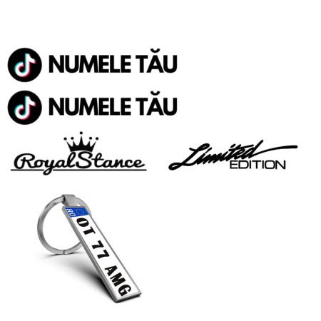 Stickere Universale Autocolante Premium - set-stickere-auto-tiktok-breloc-numar-inmatriculare-model-1.jpg