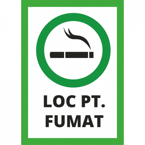 Stickere Mașină - sticker-loc-pentru-fumat-autocolant-semnalizare-zona