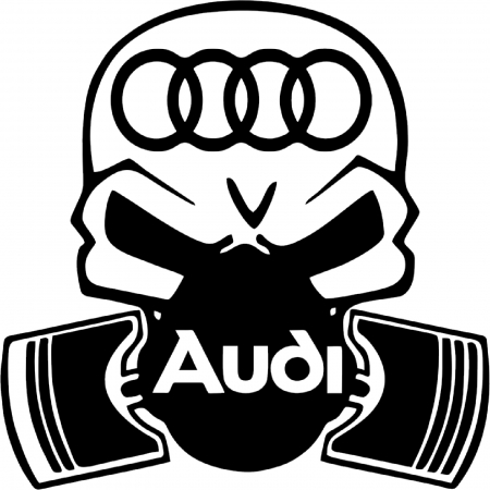 Audi - sticker-audi-toxic-autocolant-personalizat