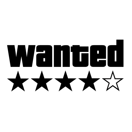 Stickere Mașină - sticker-auto-wanted-4-stars-oracal.jpg