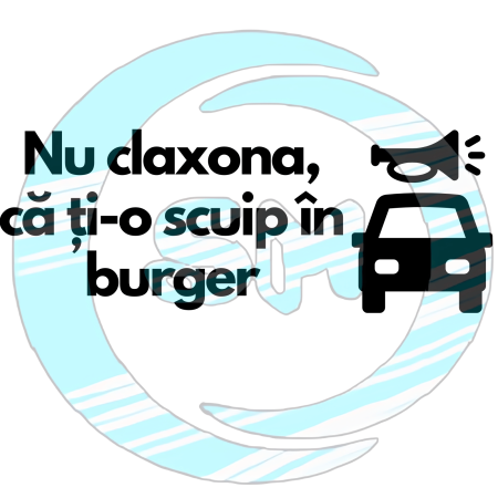 Stickere Livratori Mâncare - sticker-nu-claxona-burger-livratori.jpg