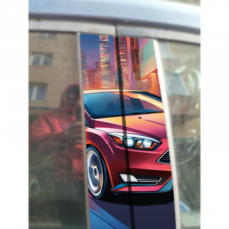 Stâlpi Uși - sticker-auto-stalpi-usi-ford-model-3-folie-oracal-tuning