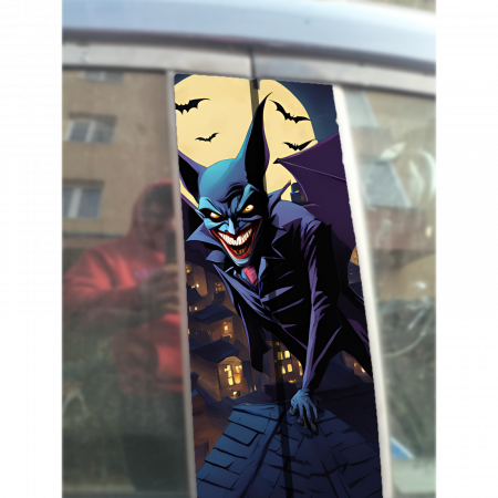 Stâlpi Uși - sticker-auto-stalpi-usi-king-bat-autocolant-gotic-dark