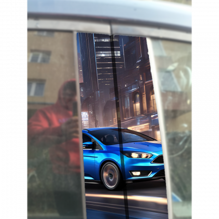 Stâlpi Uși - sticker-auto-stalpi-usi-ford-focus-autocolant-personalizat-folie-oracal