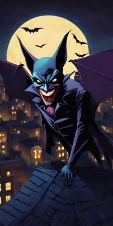 sticker-auto-stalpi-usi-king-bat-autocolant-gotic-dark [1]