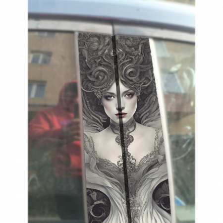 Stâlpi Uși - sticker-auto-stalpi-usi-zeita-autocolant-decorativ-feminin