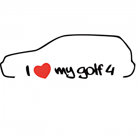 Volkswagen - Stickere auto personalizate Volkswagen Golf 4 Bora  Love
