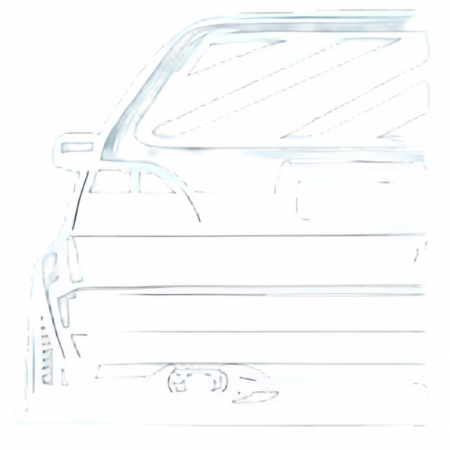 Volkswagen - Stickere auto personalizate Volkswagen Golf 2 Siluetă spate