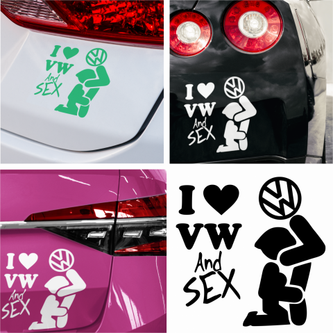 Volkswagen - sticker-i-love-volkswagen-and-sex-autocolant-amuzant