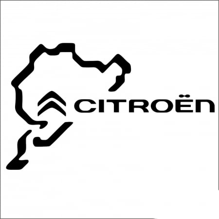 Stickere Mașină - sticker-citroen-circuit-autocolant-sport-masina-tuning