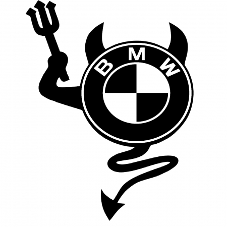BMW - sticker-devil-bmw-autocolant-tuning-masina-rebel