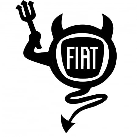 Fiat - sticker-devil-fiat-autocolant-masina-tuning-sport