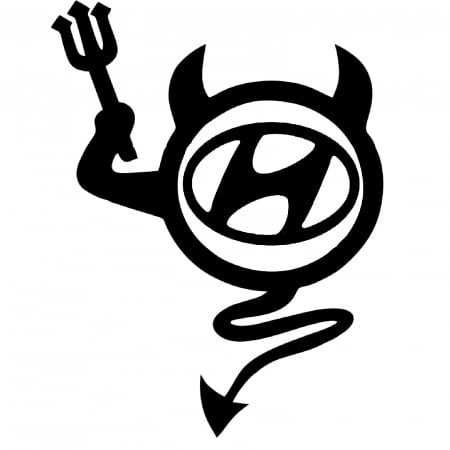 Hyundai - sticker-devil-hyundai-autocolant-masina-tuning-sport