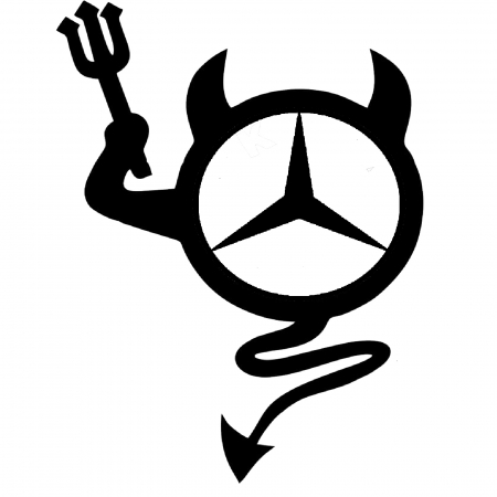 Mercedes - sticker-devil-mercedes-autocolant-tuning-sport