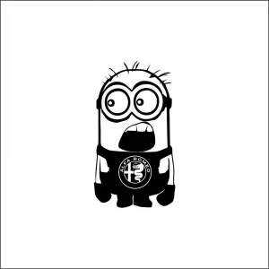 Alfa Romeo - sticker-alfa-romeo-minion-what-autocolant-amuzant