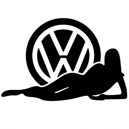 Volkswagen - sticker-lady-on-volkswagen-stickitmag