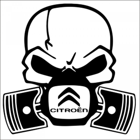 Stickere Mașină - sticker-toxic-citroen-autocolant-masina-amuzant-funny