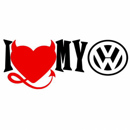 Volkswagen - sticker-i-love-my-volkswagen-stickitmag