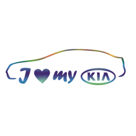 KIA - sticker-kia-i-love-my-2